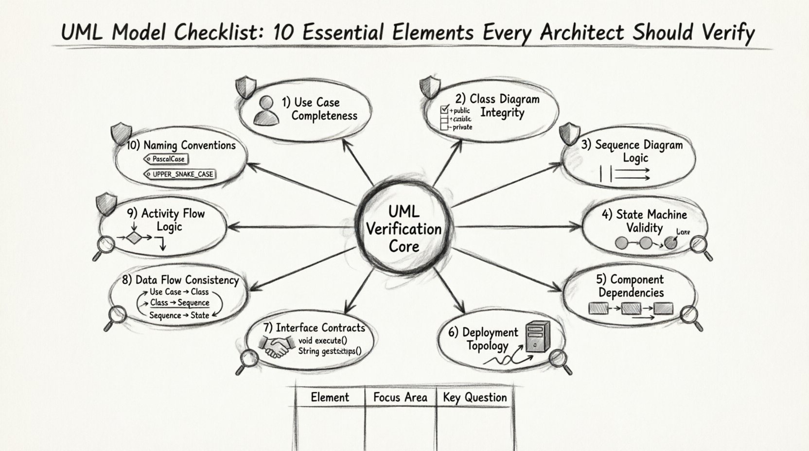 UML Model Checklist: 10 Essential Elements Every Architect Should Verify