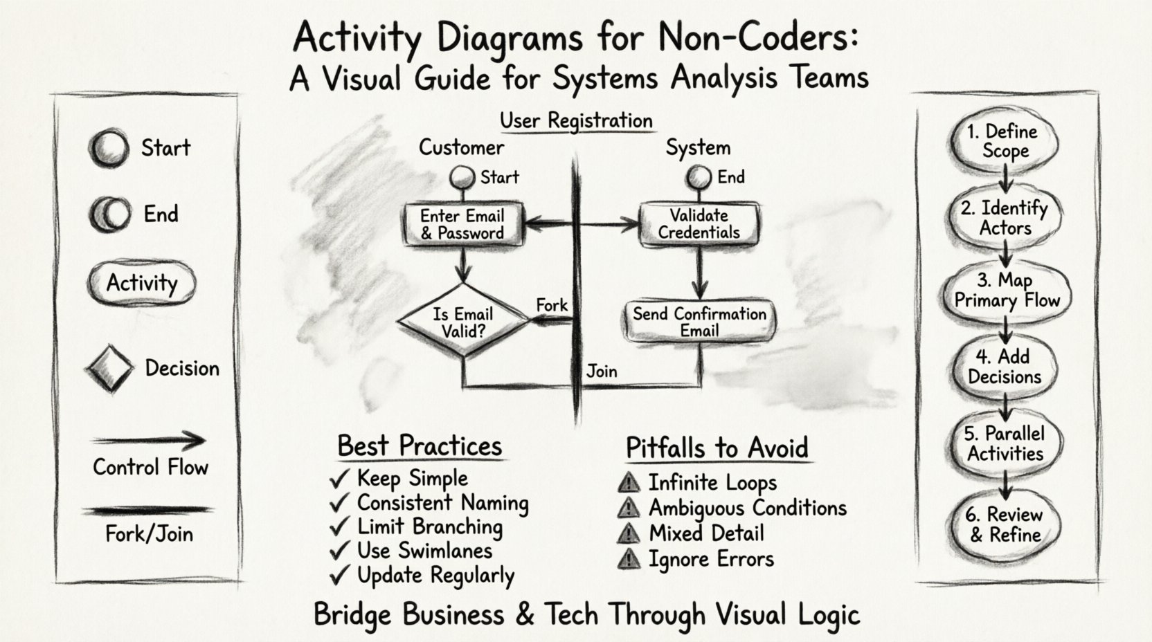Activity Diagrams for Non-Coders: A Visual Guide for Systems Analysis Teams