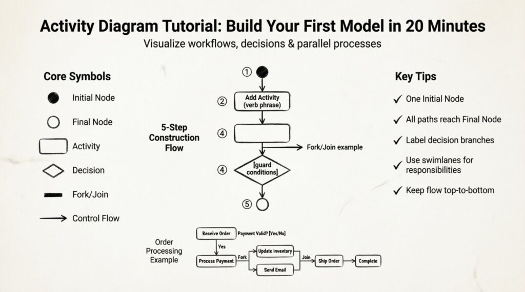 Activity Diagram Tutorial: Build Your First Model (20 Min)