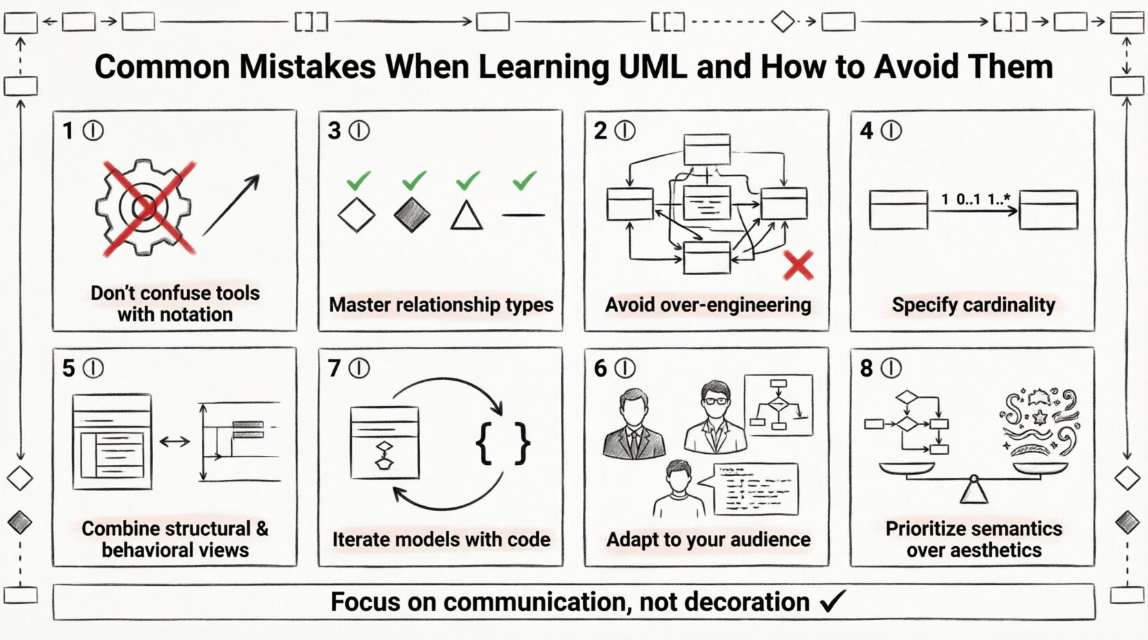 Common Mistakes When Learning UML and How to Avoid Them