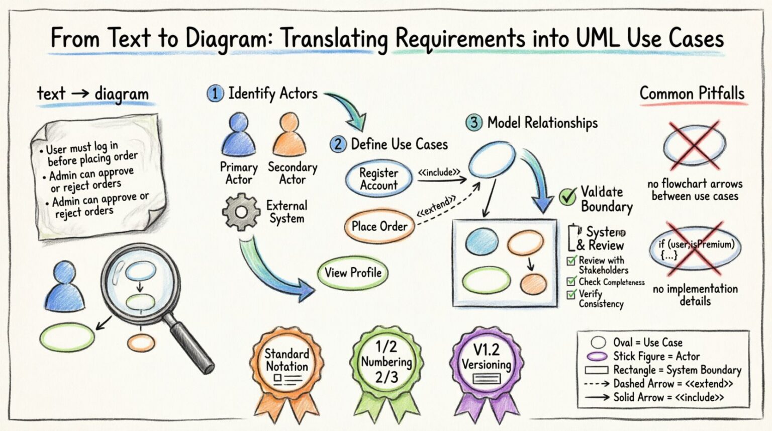 Uml Example Text Translating Requirements to UML Use Cases Guide