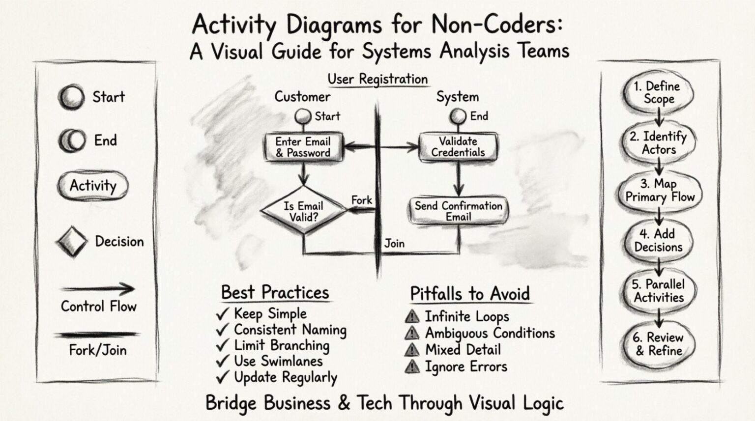 Activity Diagrams for Non-Coders: Visual Guide