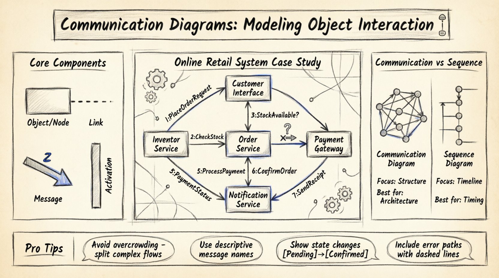 Real-World Case Study: Modeling Object Interaction with Communication Diagrams