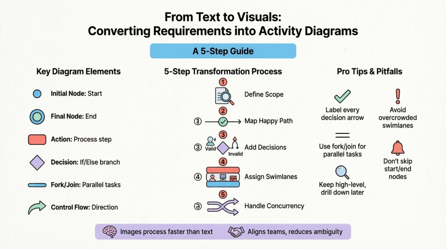 Converting Requirements to Activity Diagrams Guide 📊