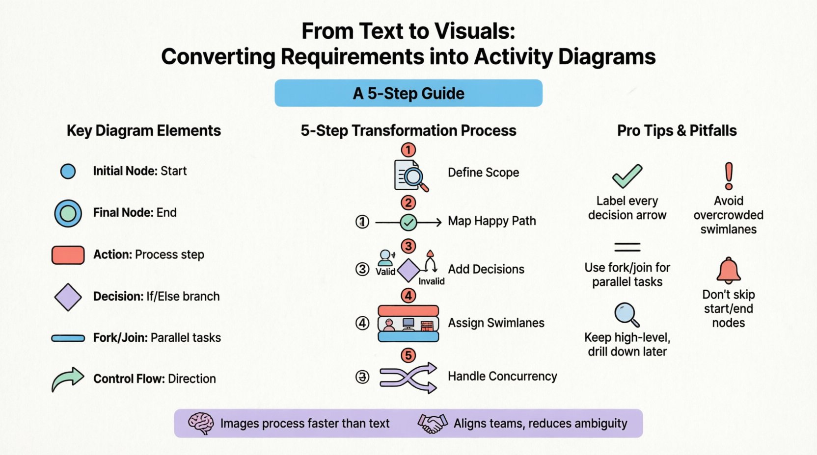 From Text to Visuals: Converting Requirements into Activity Diagrams Effectively