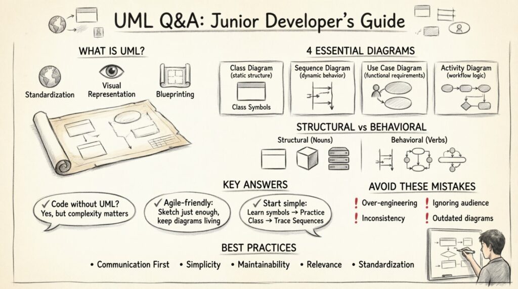UML for Juniors: Top Questions Answered 📐