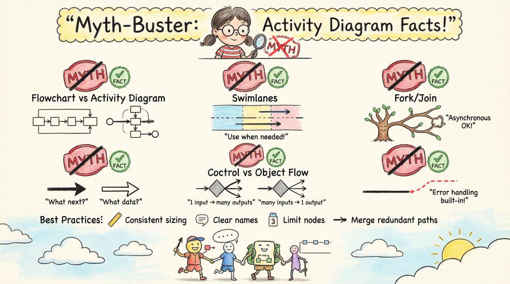 Myth-Buster: Separating Fact from Fiction About Activity Diagram Notation