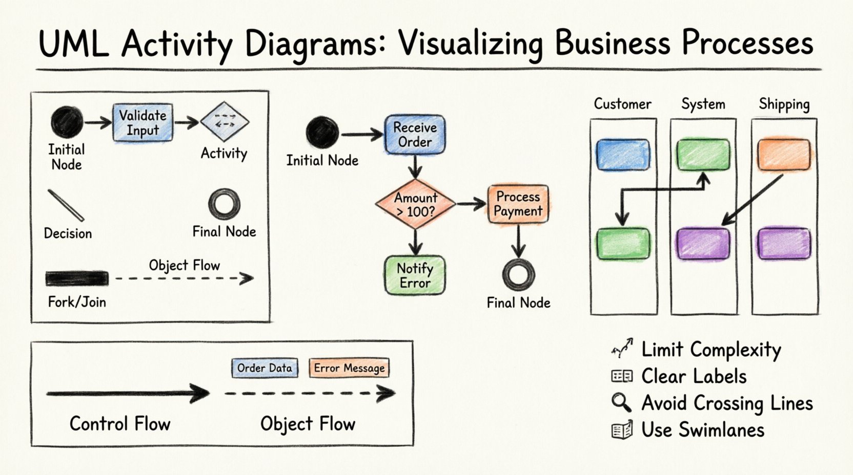 UML Activity Diagrams: Visualizing Business Processes Clearly
