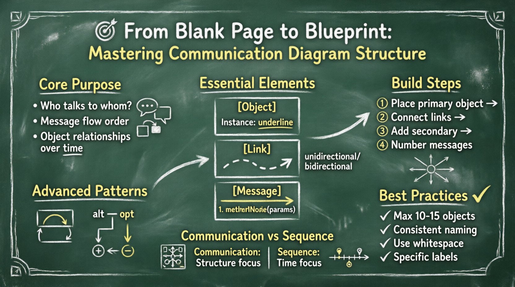 From Blank Page to Blueprint: Mastering Communication Diagram Structure