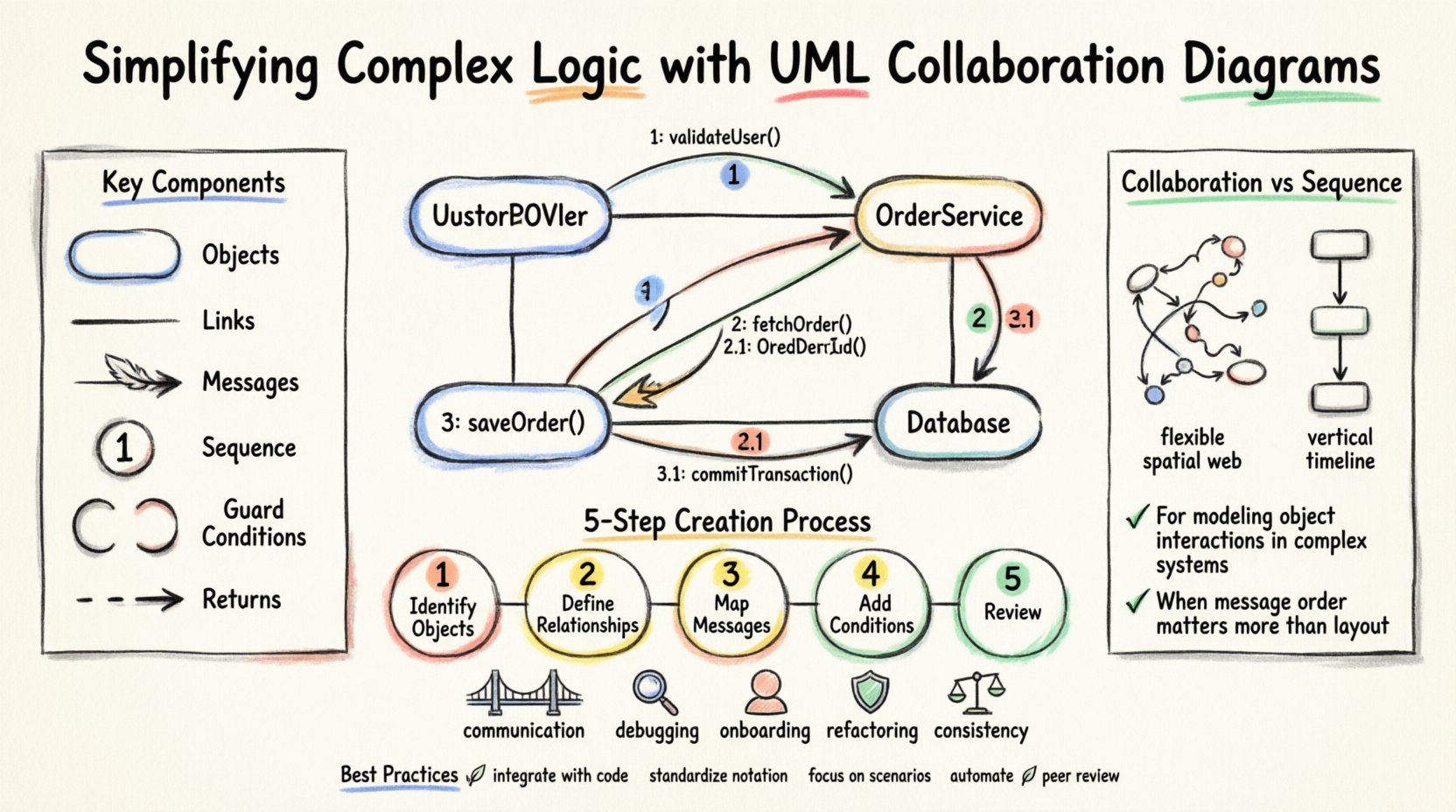 Simplifying Complex Logic: How UML Collaboration Diagrams Help Teams