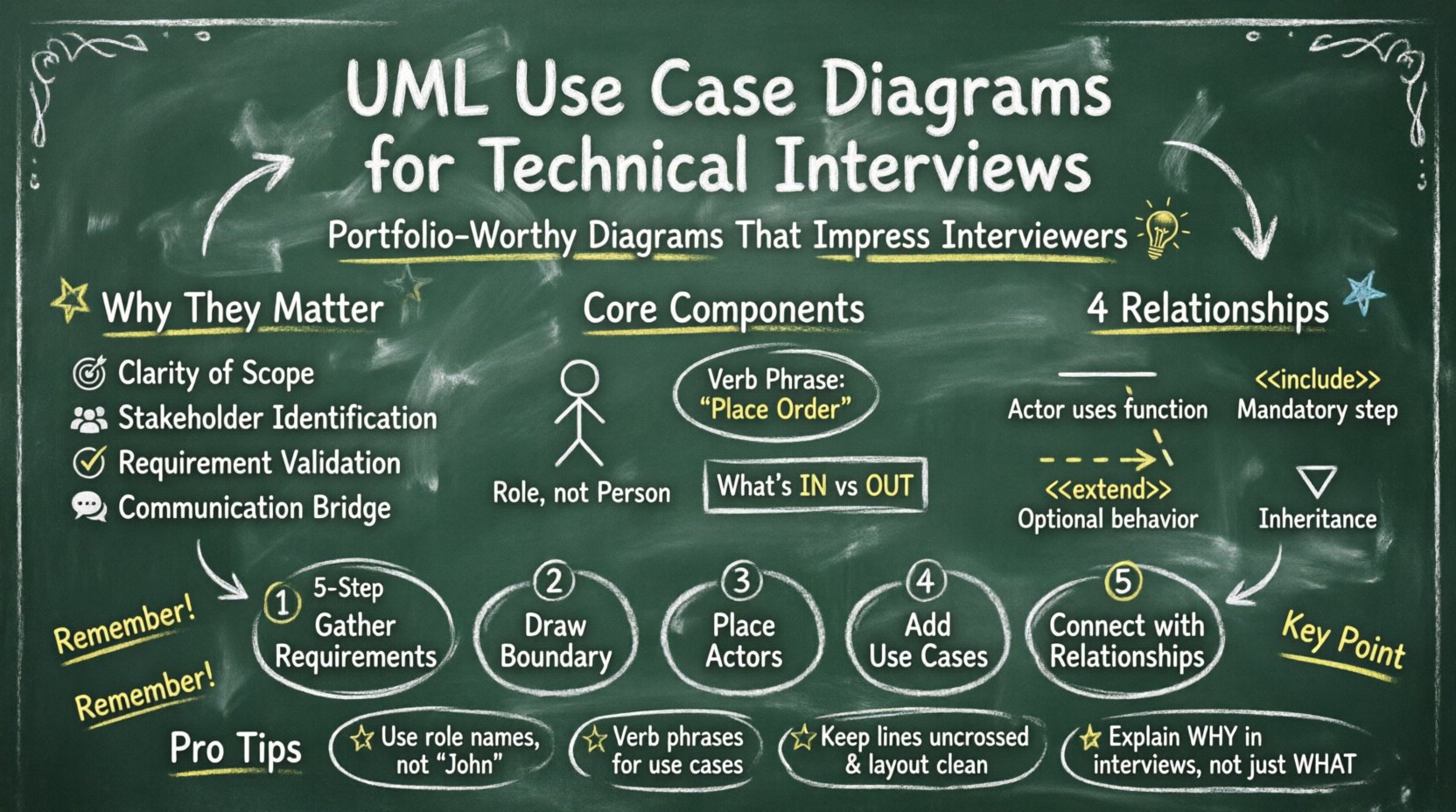Comprehensive Walkthrough: Creating a Portfolio-Worthy UML Use Case Diagram for Interviews