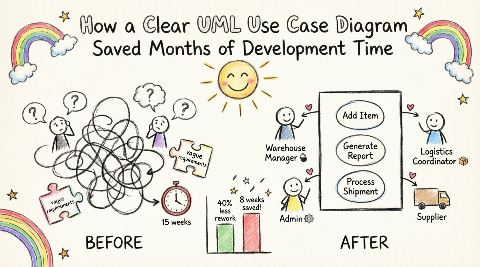 Case Study: How a Clear UML Use Case Diagram Saved Months of Development Time