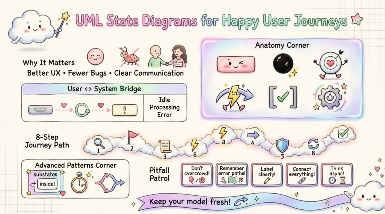 UML State Diagrams for User Journeys: Complete Guide 📊