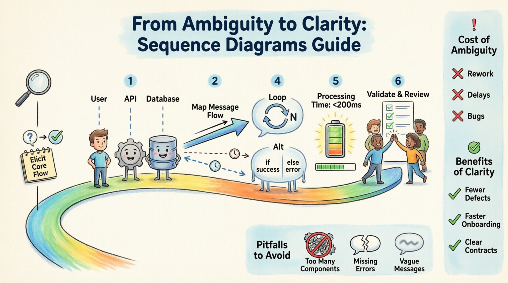 Turning Ambiguous Requirements into Clear Sequence Diagrams for Your Team