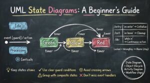 Uml Error Message State UML State Diagrams Explained: Beginner's Guide 📊