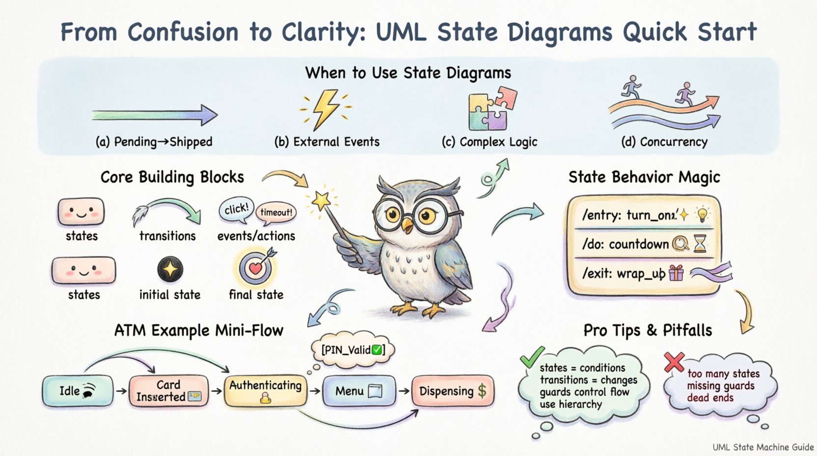 From Confusion to Clarity: A Quick Start Guide to UML State Diagrams